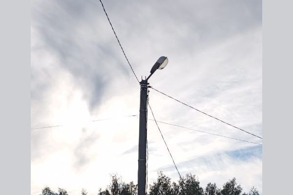 В Акуличском поселении заменены перегоревшие светильники