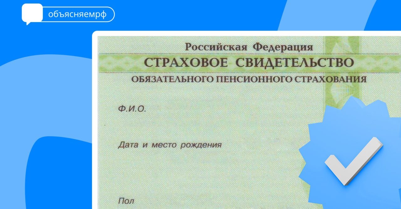 Всё, что нужно знать о СНИЛСе