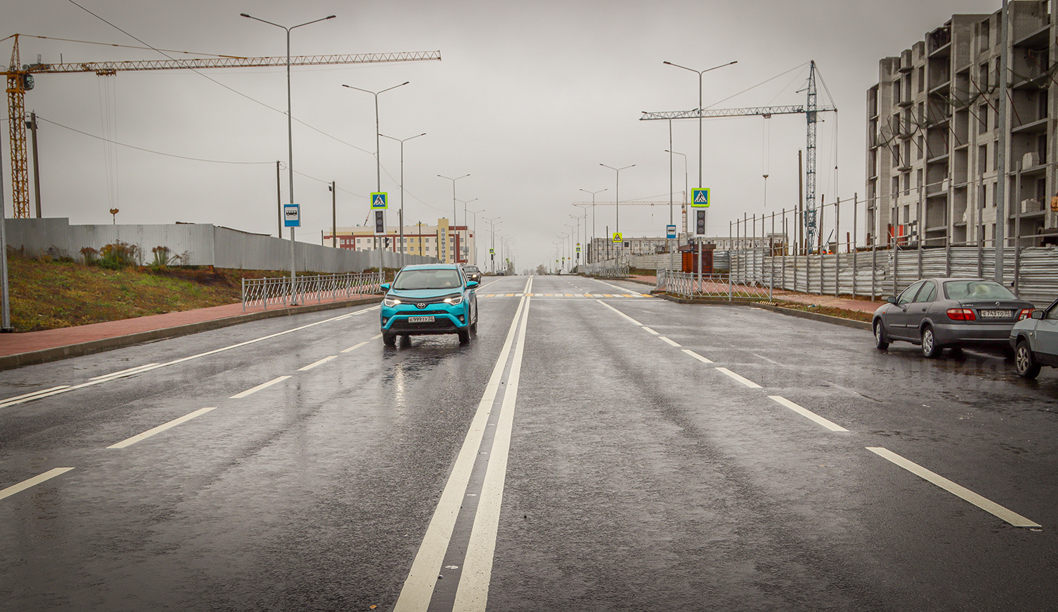 В Брянске завершено строительство улицы Николая Амосова