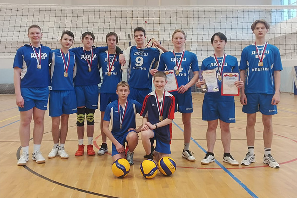 Клетнянские волейболисты победили в Первенстве Брянской области по волейболу среди юношей