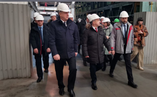 Губернатор Брянской области Александр Богомаз и председатель Гомельского облисполкома Иван Крупко посетили ООО «Термотрон-Завод»