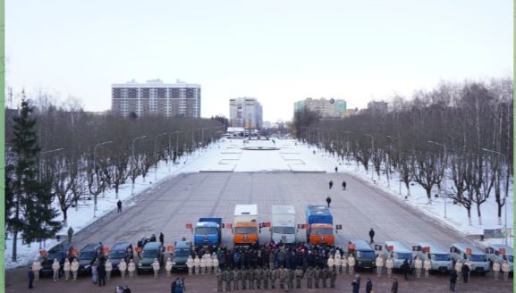 На Кургане Бессмертияв канун Дня защитника Отечества вручили технику добровольческому отряду БАРС-Брянск