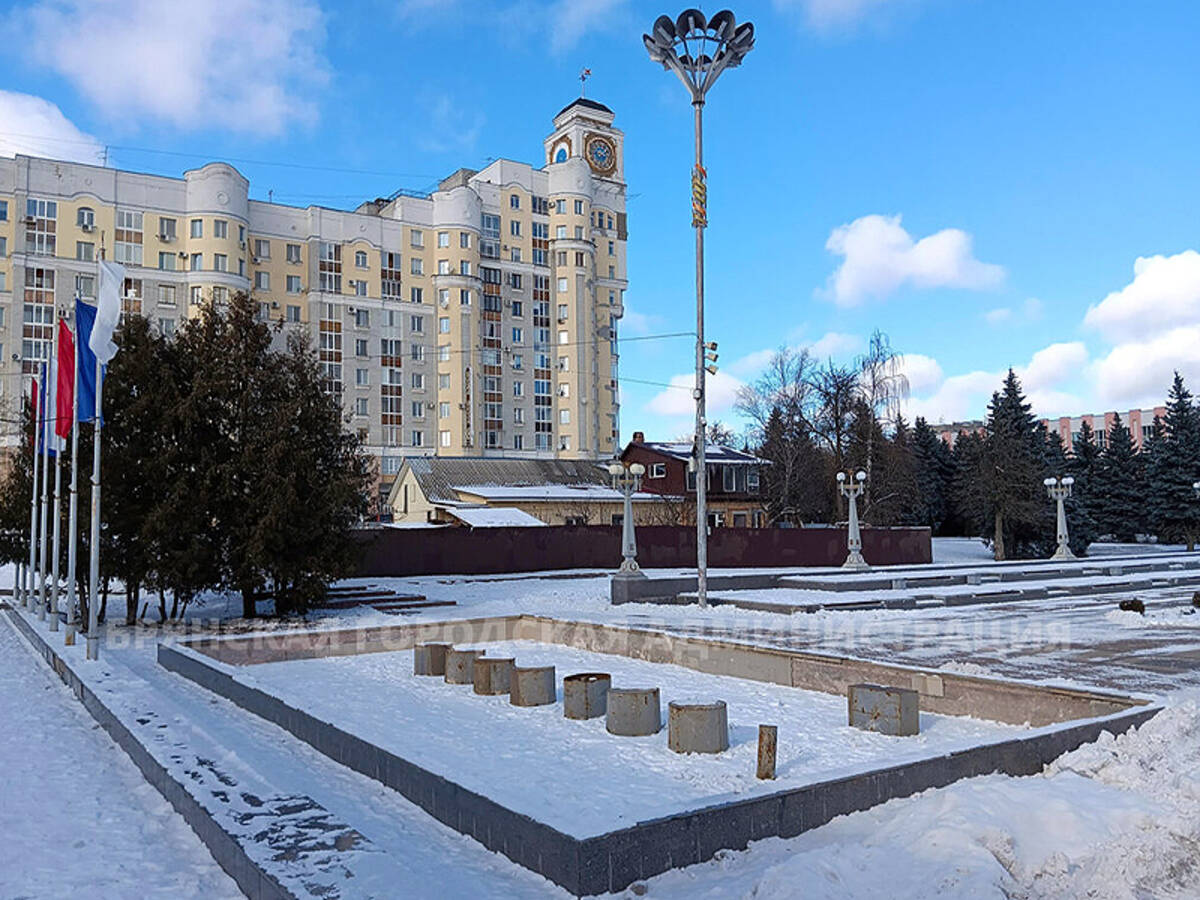 В Брянске отремонтируют фонтаны на площади Партизан