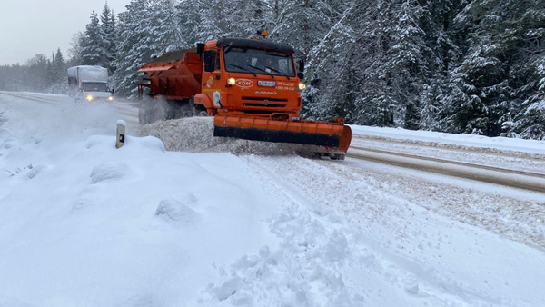 В Брянской области за минувшие сутки на расчистке дорог было задействовано 162 единицы