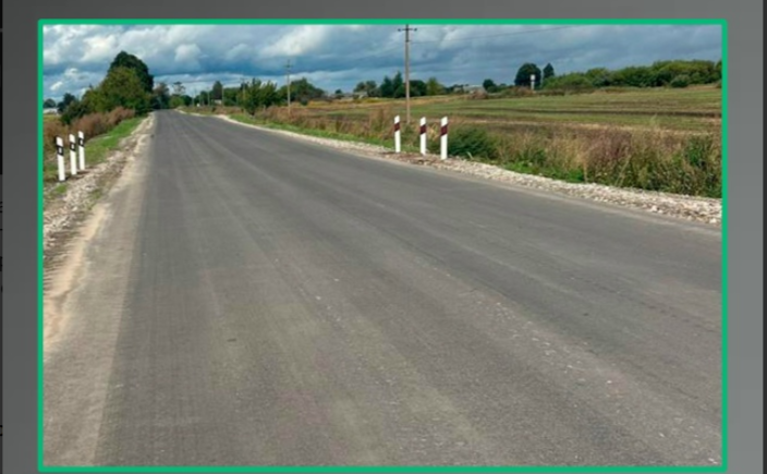 По национальному проекту «Инфраструктура для жизни» в Севском районе  завершается капитальный ремонт участка автодороги «Украина» — Суземка – Заулье