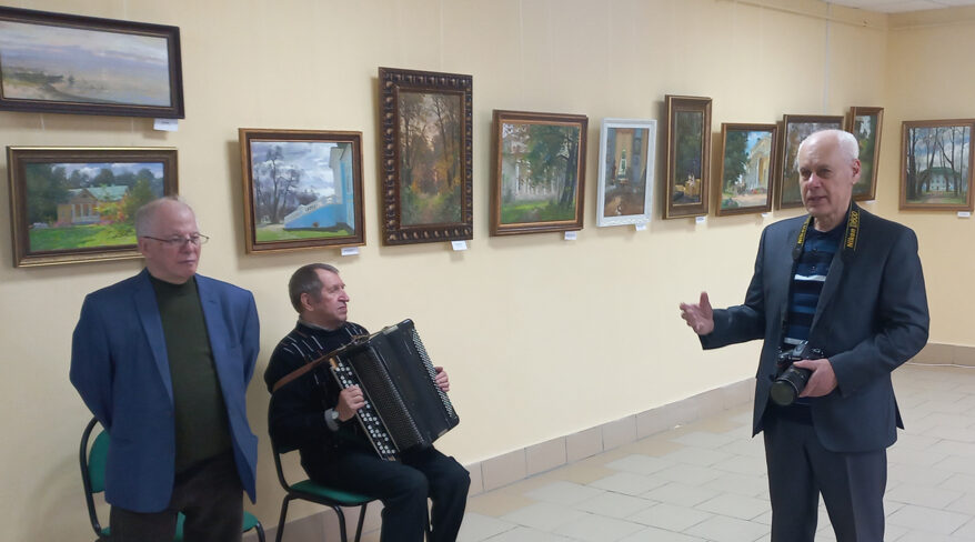 В галерее «Вдохновение» открылась выставка заслуженного художника России Михаила Решетнёва