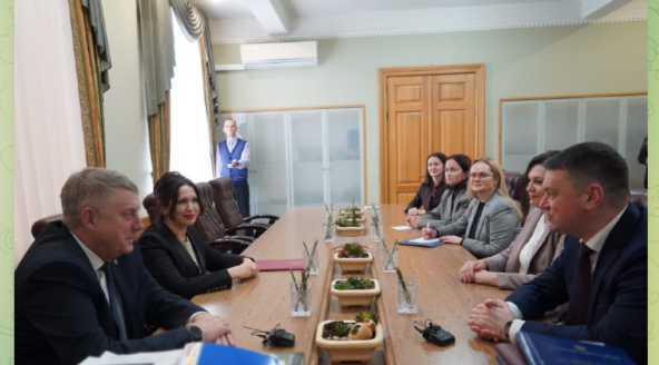 Сегодня в Брянске с рабочей поездкой председатель  Социального фонда России Сергей  Чирков