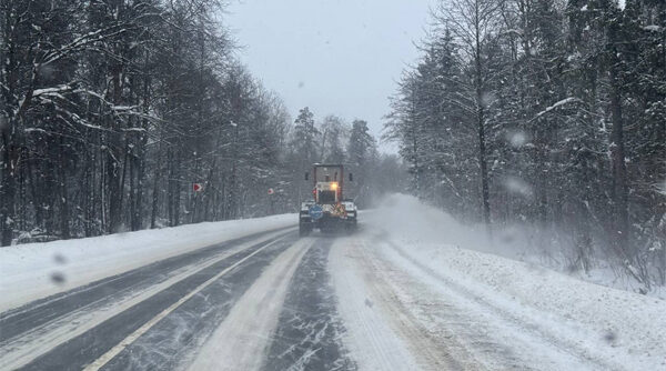 В Брянской области ликвидируют последствия снегопада