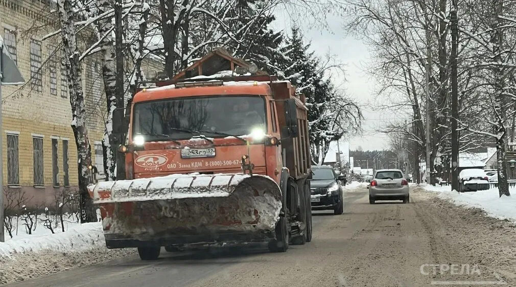 В Брянске за сутки вывезли 990 тонн снега