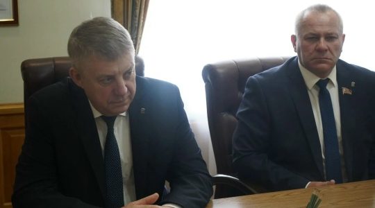 Губернатор Брянской области встретился с гендиректором ОАО «Городейский сахарный комбинат»