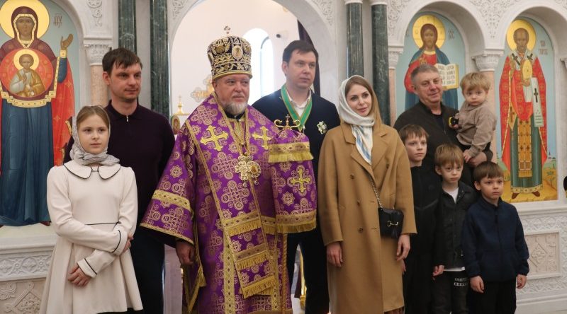 Романа Богомаза наградили орденом Русской православной церкви за строительство храма