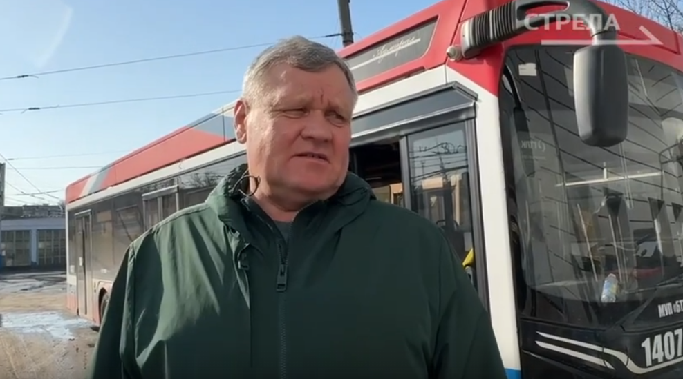 В Брянске водитель троллейбуса №14 уберег пассажиров