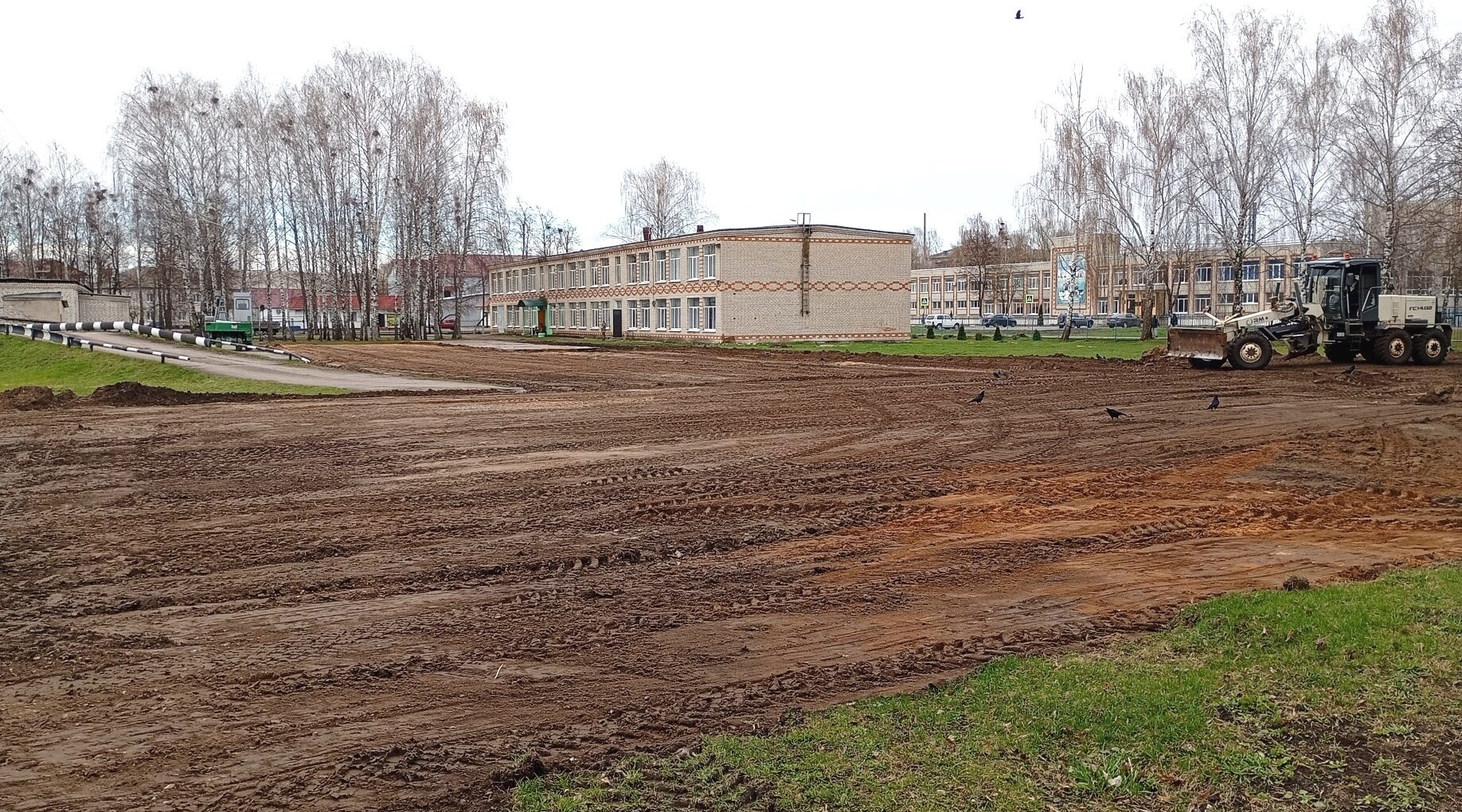 В Брянском аграрном техникуме началась масштабная реконструкция трактородрома