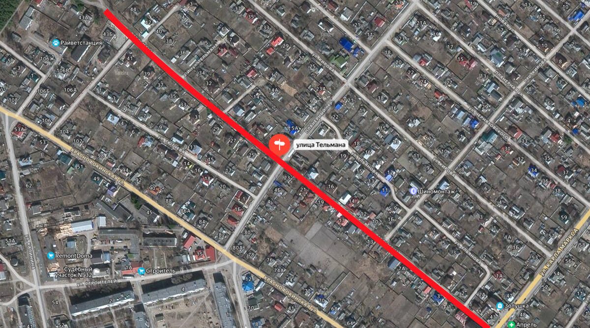 В брянской Жуковке капитально отремонтируют улицу Тельмана