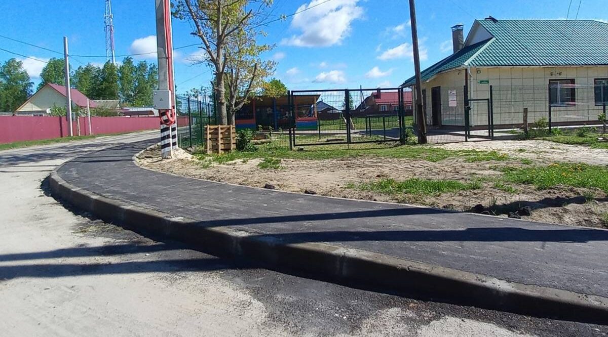 В тросненской Тросне построят 750-метровый тротуар