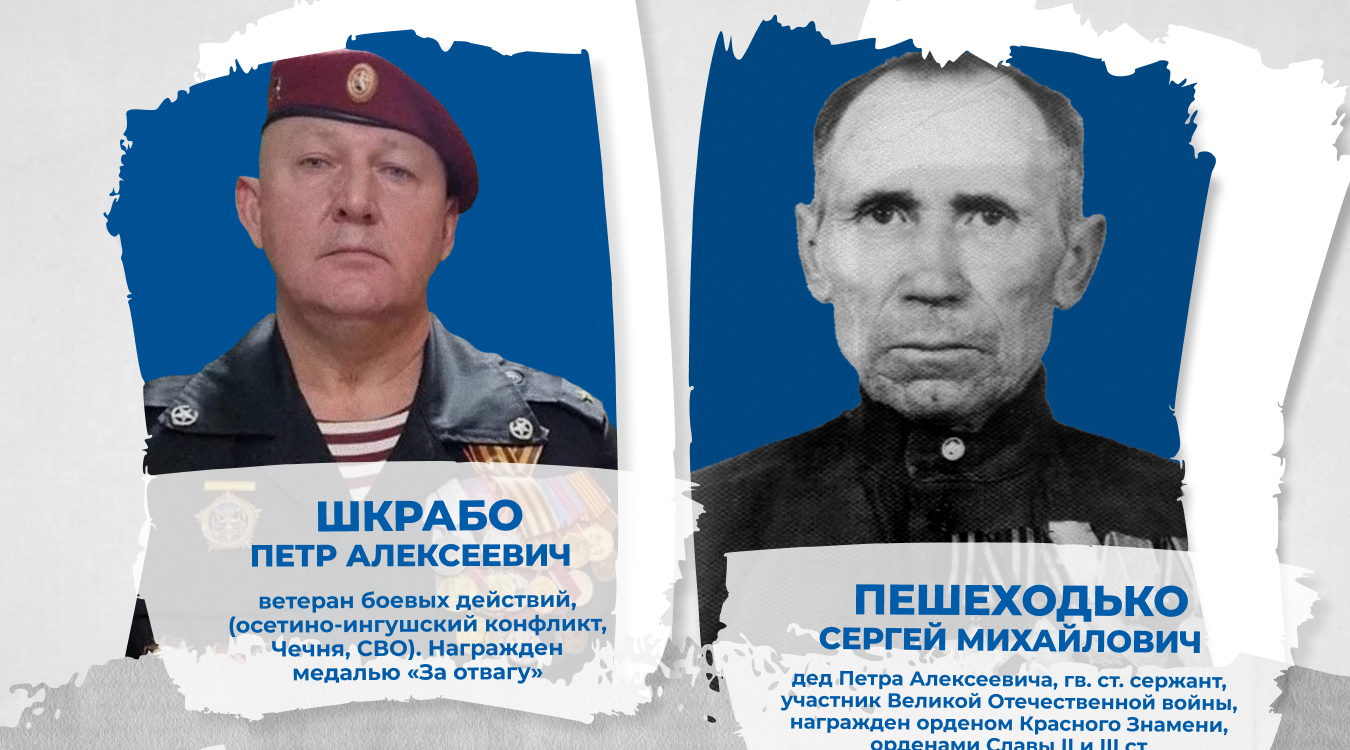 Защитники Отечества разных эпох: три семьи, две войны, одна преданность Родине