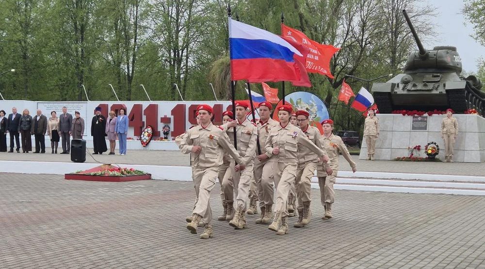 В едином патриотическом порыве клетнянцы встретили День Победы