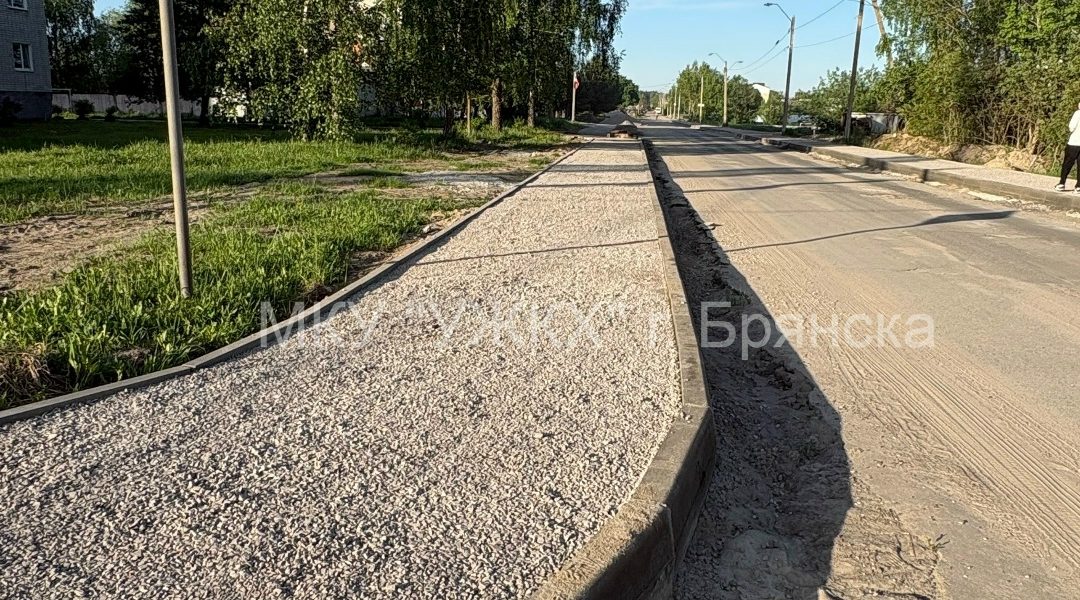В Брянске идет капремонт автодороги по улице Брянской