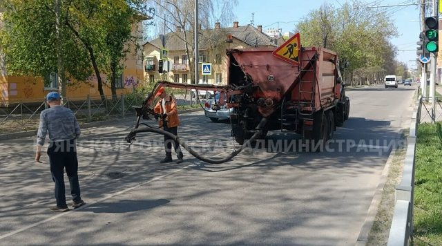 В Брянске ямочный ремонт сделан на 22 600 кв. метрах