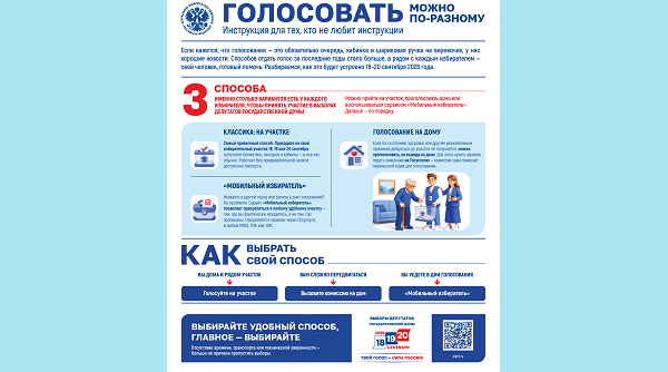 Брянцы могут голосовать по-разному