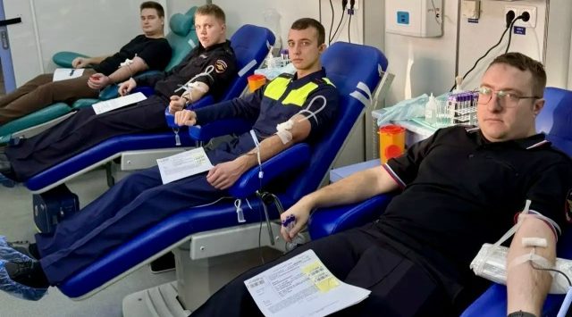В брянском вузе МВД прошел День донора: заготовлено 140 доз крови