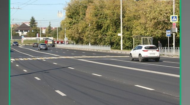 По нацпроекту в Брянске капитально отремонтировали участок улицы Бежицкой